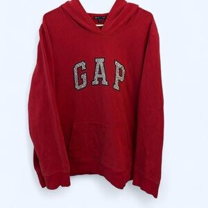 GAP Vibrant Red Stretch Hoodie